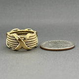 Estate Tiffany & Co. Schlumberger 18K Y Gold 6 Row Rope Ring