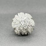 Estate Retro Platinum 7.59ctw D-G/VVS2-VS2 Diamond Cocktail Ring