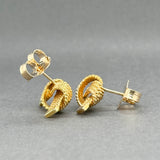 Estate Tiffany & Co. 18K Y Gold Bow Earrings