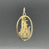 Estate Disney 14K Y Gold Cinderella’s Castle Pendant
