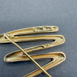 Estate Tiffany & Co. Picasso 18K Y Gold Scribble Pin