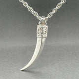 Estate SS Claw Pendant