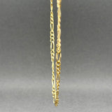 Estate 14K Y Gold 2.36mm 30” Figaro Chain