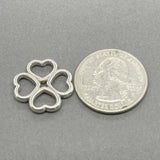 Estate Tiffany & Co. SS Heart Clover Pendant