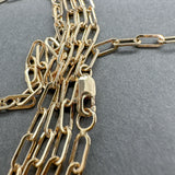Estate 14K Y Gold 2.6mm 38.25” Paperclip Link Chain