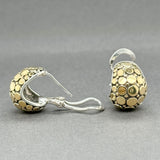 Estate John Hardy SS 18 Dot Buddha Belley Earrings