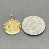 Estate 14K Y Gold Our Lady Of Mount Carmel Charm