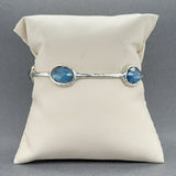 Estate Ippolita SS Rock Candy Quartz Bangle Bracelet