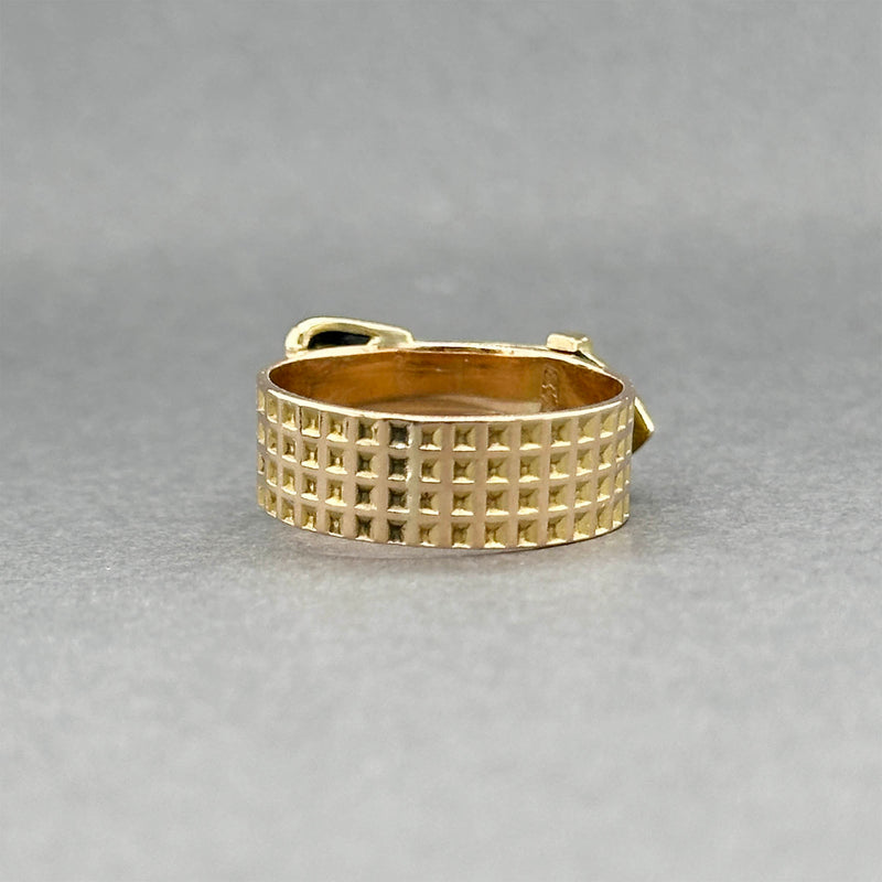 Estate 14K Y Gold Buckle Ring