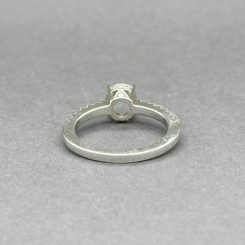 Estate 14K W Gold 0.32ctw G-H/SI2 Diamond Mounting