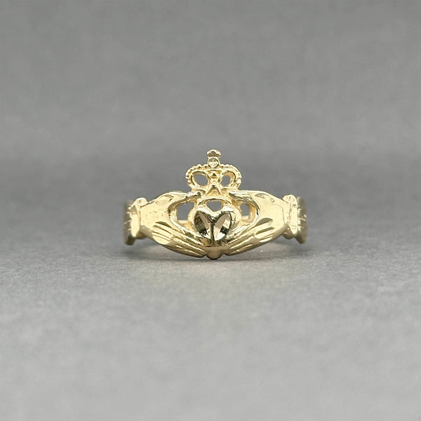 Estate 14K Y Gold Claddagh Ring