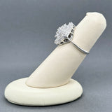 Estate Effy 14K W Gold 1.59ctw Diamond Cocktail Ring