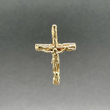 Estate 14K Y Gold 29.0mm Cross Pendant