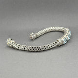 Estate John Hardy SS 18 6.14ctw Topaz Dot Bracelet