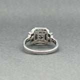 Estate 14K W Gold 0.63ctw G-H/VS2-SI2 Diamond Ring