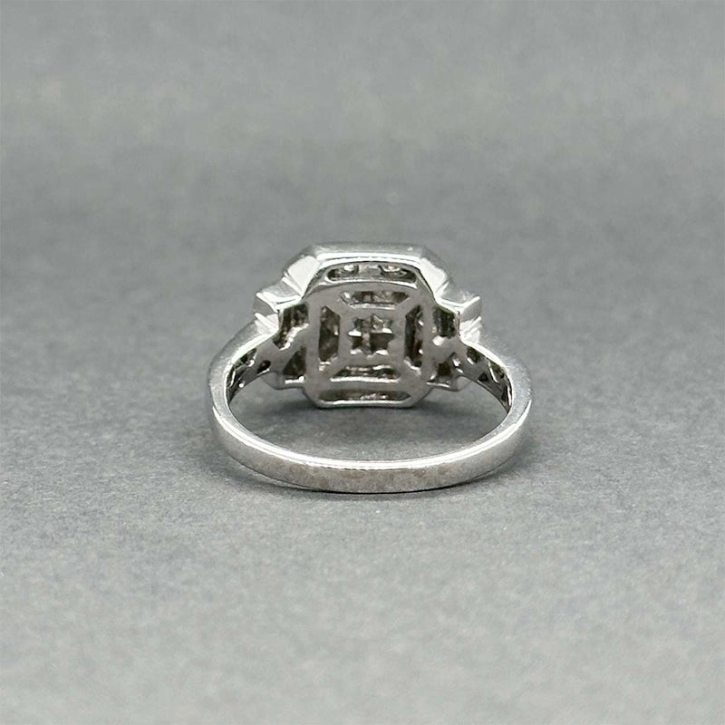 Estate 14K W Gold 0.63ctw G-H/VS2-SI2 Diamond Ring