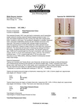 Estate 10K R Gold 0.09ctw Brown-H/SI1-2 Diamond Pendant