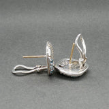 Estate John Hardy SS 18  0.76ctw Mulit-Gemstone Kali Lavafire Earrings