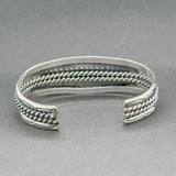 Estate SS Turquoise Cuff Bracelet