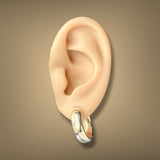 Estate 14K Y Gold 20.60mm Hoop Earrings