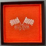 Estate Bulova Racer Chronograph Quartz Black Dial Men's Watch (a) BOX ONLY