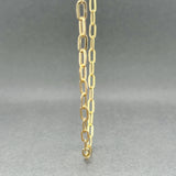 Estate 14K Y Gold 3.1mm 22” Paperclip Link Chain