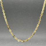 Estate 18K Y Gold 2.63mm 23.25” Cable Chain