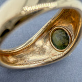 Estate Buccelati 18K Y Gold 2.82ct Cat’s Eye Chrysoberyl Cocktail Ring