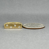 Estate 18K Y Gold 0.02ctw K/SI2 Diamond Ring