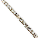 14K Y Gold 4.93ctw E/VS1 Lab-Created Diamond Tennis Bracelet