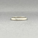 Estate 14K W Gold 2.6mm Brushed Ring