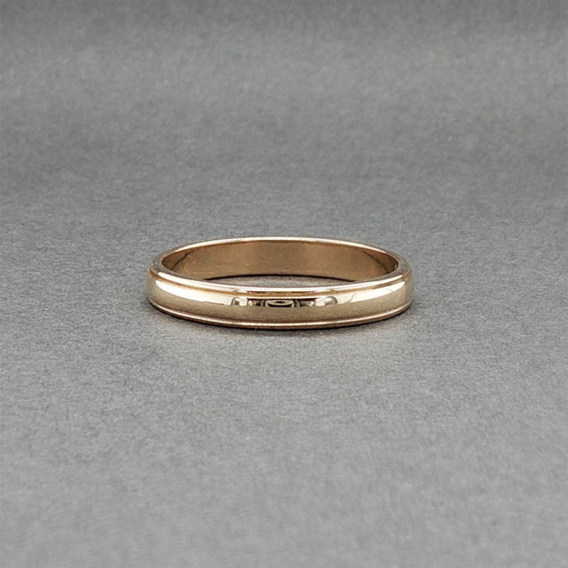 Estate 14K Y Gold 2.89mm Stepped Edge Ring