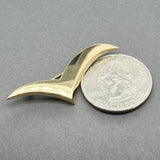 Estate Tiffany & Co. 18K Y Gold Large Seagull Pin
