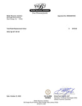 Estate 14K W Gold 1.46ctw Aquamarine & 0.07ctw Diamond Ring