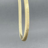 Estate 14K Y Gold 6.3mm 16” Brushed Omega Chain