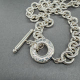 Estate Tiffany & Co. SS 10.0mm 16” Cable Toggle Necklace