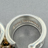 Estate Tiffany & Co. SS 1837 Hoop Earrings