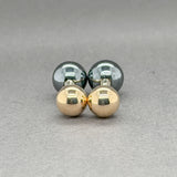 Estate Tiffany & Co. 14K Y Gold Hematite Cufflinks