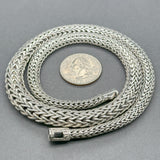 Estate John  Hardy SS Graduated 18” Icon Necklace