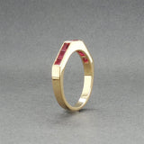 Estate 18K Y Gold 0.85ctw Ruby Ring