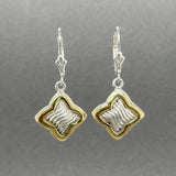 Estate David Yurman SS 18 Quatrefoil Drop Earrings