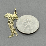 Estate 18K Y Gold Italy Pendant