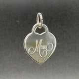 Estate Tiffany & Co. SS Mom Heart Tag Pendant