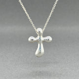Estate Tiffany & Co. Peretti 0.02ct Diamond Cross Pendant