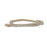 14K Y Gold 3.00ctw F-G/VS2 Lab Created Diamond Tennis Bracelet