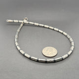 Estate Tiffany & Co. SS Hematite Aztec Zigzag Necklace