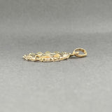 Estate 18K Y Gold Star of David Pendant