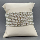 Estate Tiffany & Co. SS 9 Row Rope Bracelet