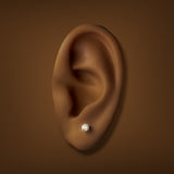 Estate 14K Y Gold 0.30ctw H-I/SI1 Diamond Stud Earrings