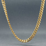 Estate 18K Y Gold 4.7mm 24” Curb Link Chain